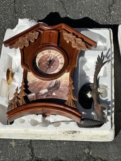Bradford Exchange Timeless Majesty Eagle Cuckoo Clock Ltd Edition Clock