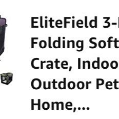 Large Sized Purple Dog Crate