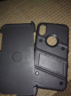 I phone x case and clip
