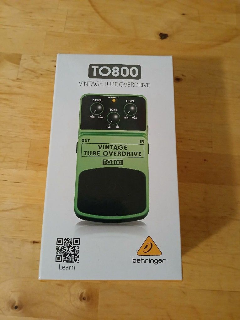 Behringer TO800 Vintage Tube Overdrive Guitar Pedal (Ibanez Tube Screamer Clone) $20