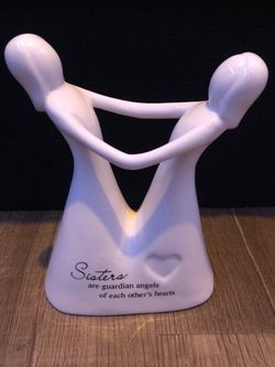 Ceramic Sisters Figure