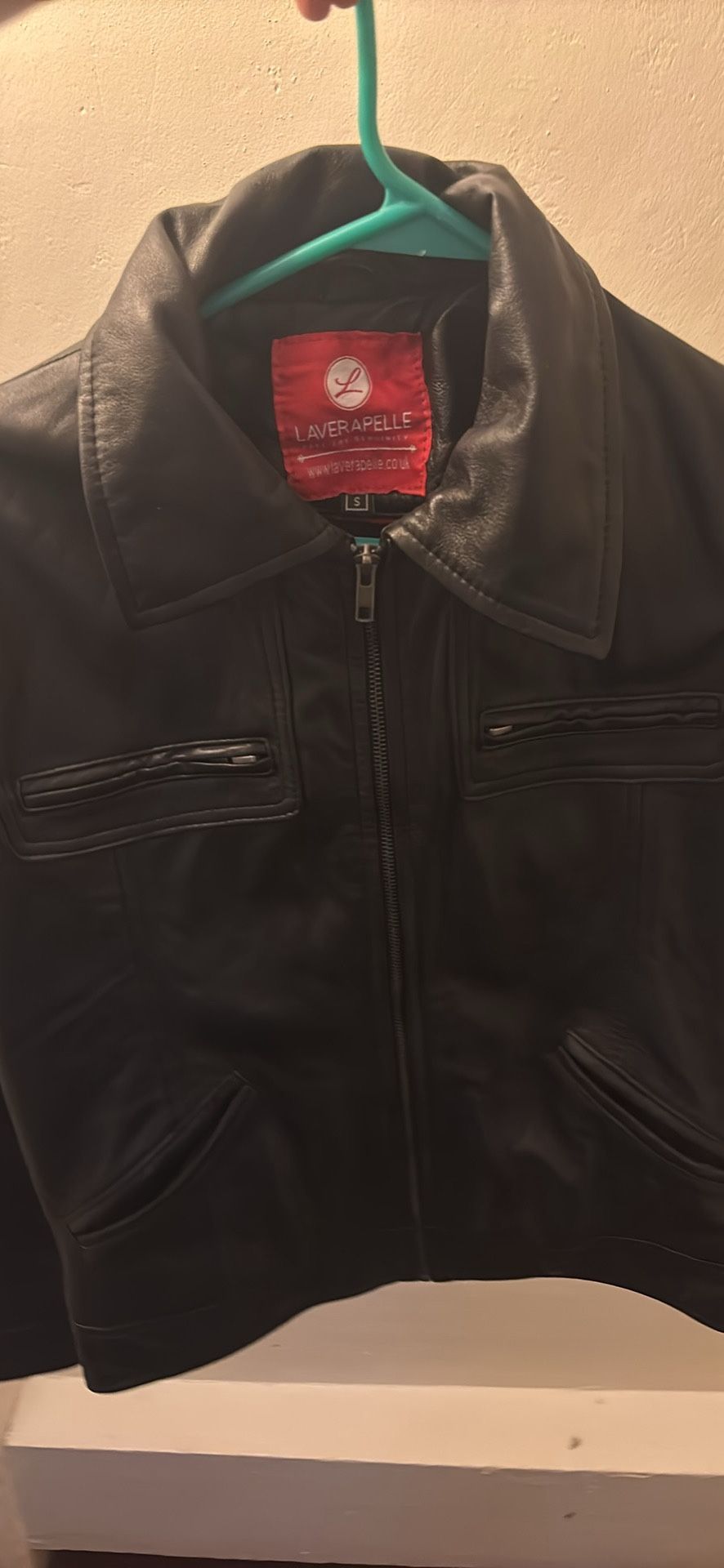 Laverapelle Genuine Lambskin Leather Jacket Size Small-new