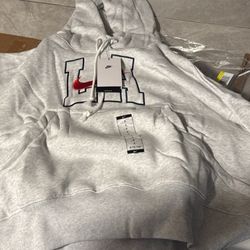women’s nike oversized cropped hoodie 