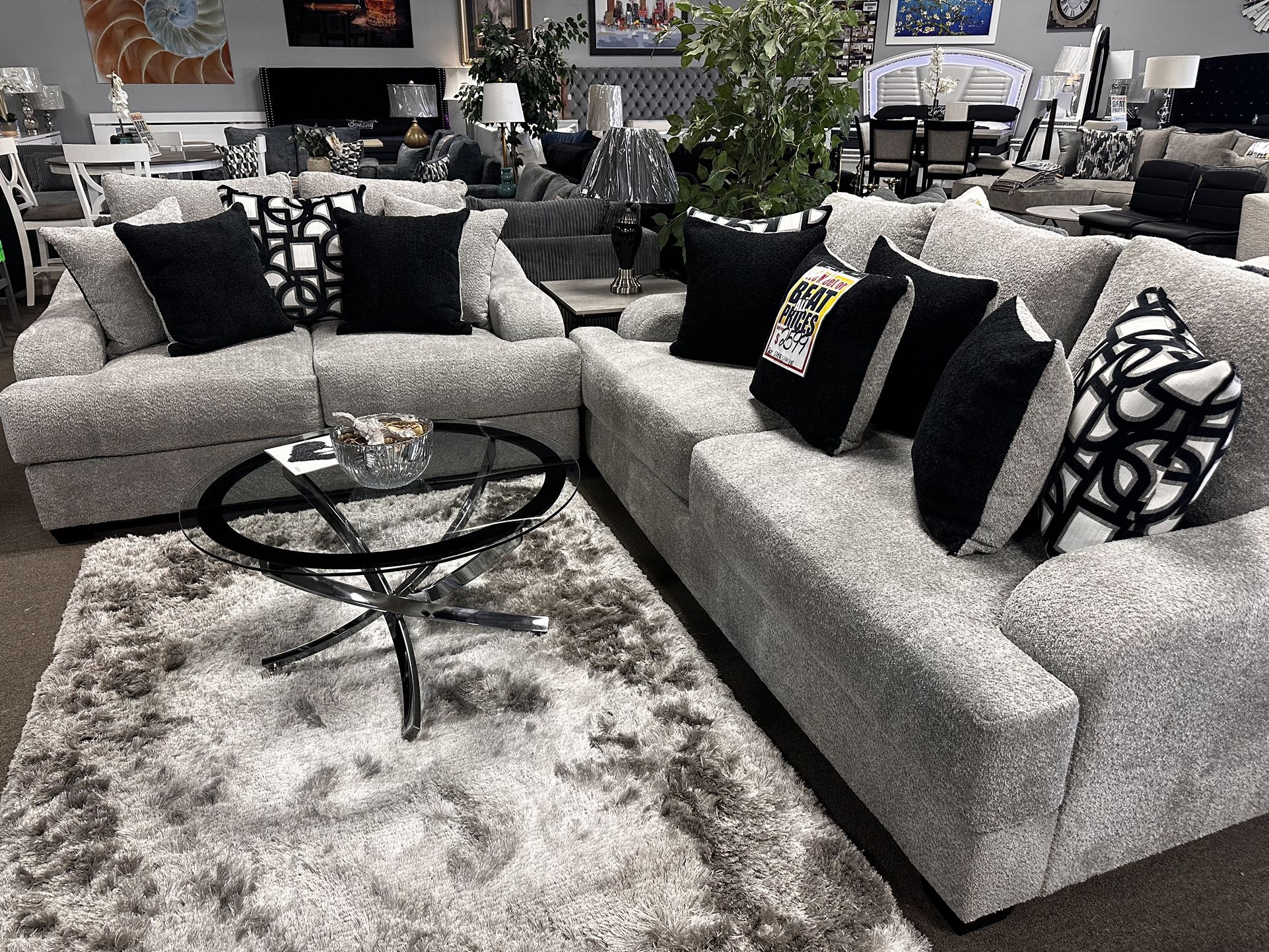 Oversized Deep Seating Sofa Loveseat! $2,499! Many Colors! ✨🚨🔥