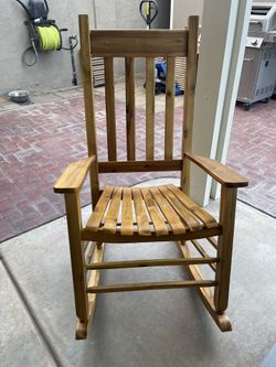 Wood Frame Rocking Chair