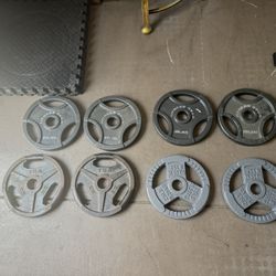200lbs Olympic Weight Plates All For $150