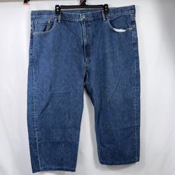 Levi’s 550 Relaxed Fit Jeans W48 Altered Cropped 23.5”