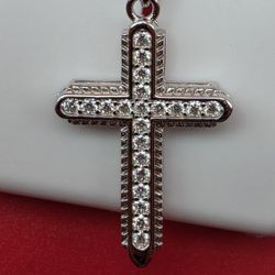 ✝️ ICED MOISSANITE CROSS | 925 SILVER | 1.0 CTW ✝️