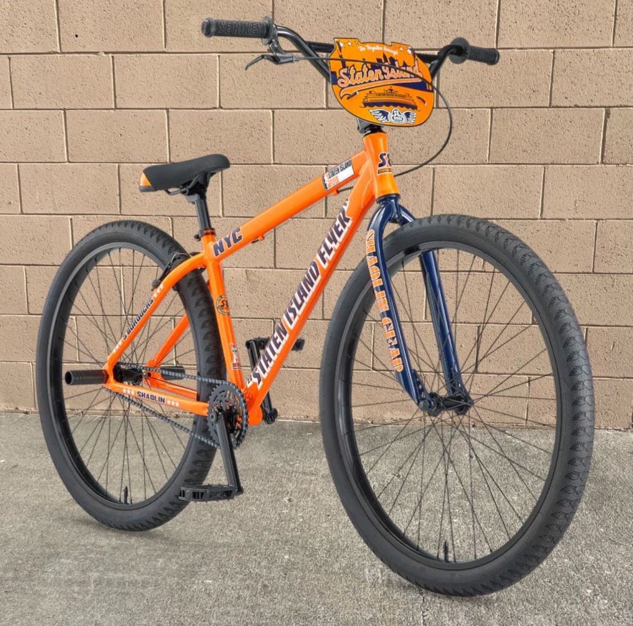 SE Bikes Staten Island Big Flyer 29” BMX Bike Kung Fu Orange