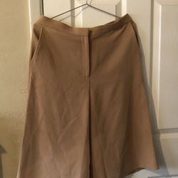 Ann Taylor High Waisted Wide Leg tailored,Size 8Petite