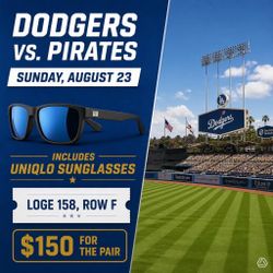 Dodgers tickets Sunday game