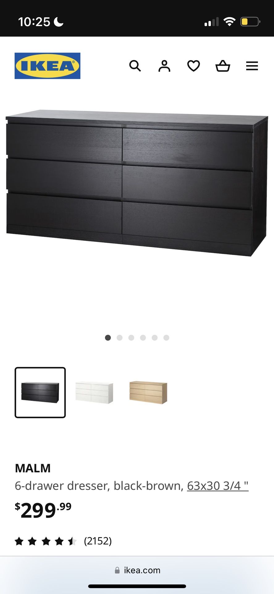 Ikea Malm Dresser for Sale in Huntington Beach, CA OfferUp