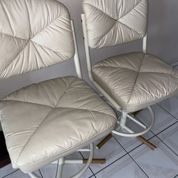 2 Leather Chairs 