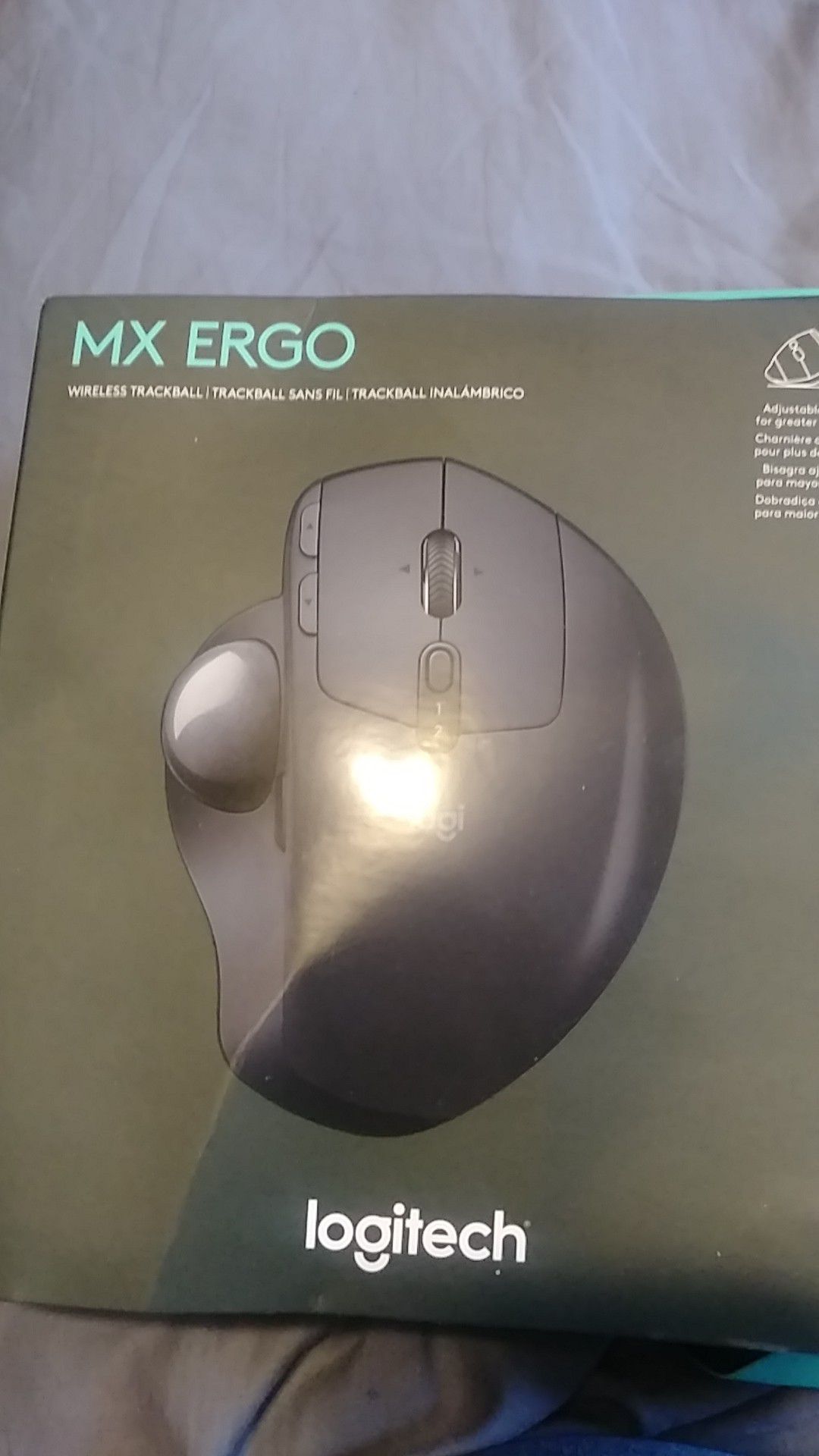 MX Ergo Wireless Trackball Mouse