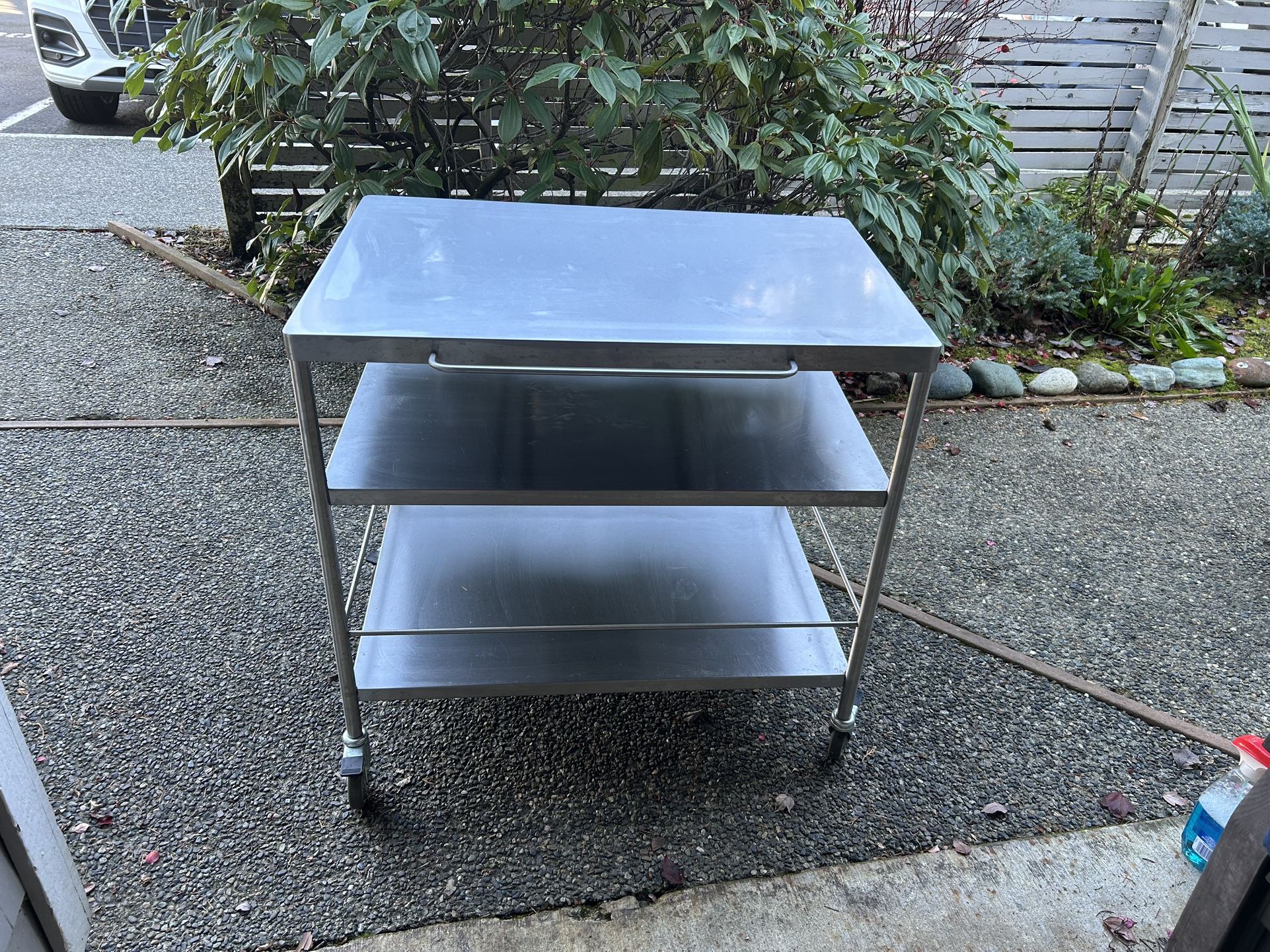 3 Shelf Metal Table