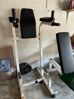 Ab Vertical knee raise bench
