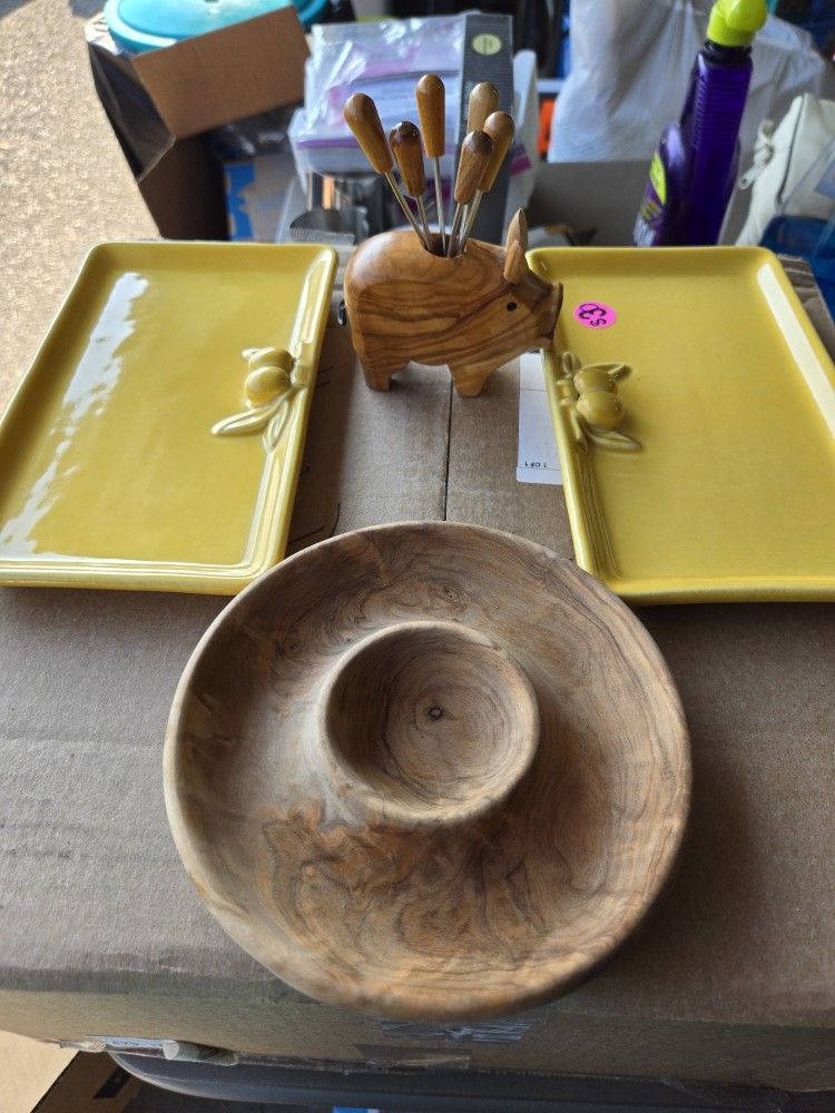 Williams Sonoma Appetizer Tray Set