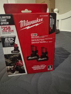 Milwaukee high output XC5.0 battery 2-pack