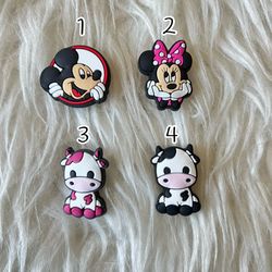 Mickey And Minnie Croc Charms