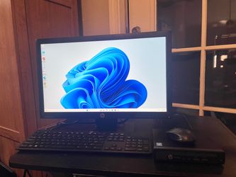 Hp ProDesk PC & 22” Monitor Setup