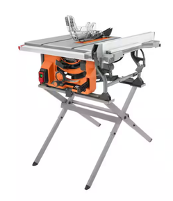 15 Amp 10 in. Portable Corded Jobsite Table Saw with Folding Stand