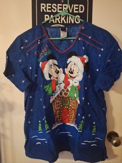 LADIES MICKEY & MINNIE TOP-XL