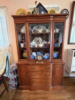 Antique China Cabinet Early American