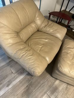 Chair and ottoman
