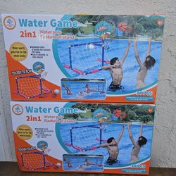 New 2 in 1 water game $8 each