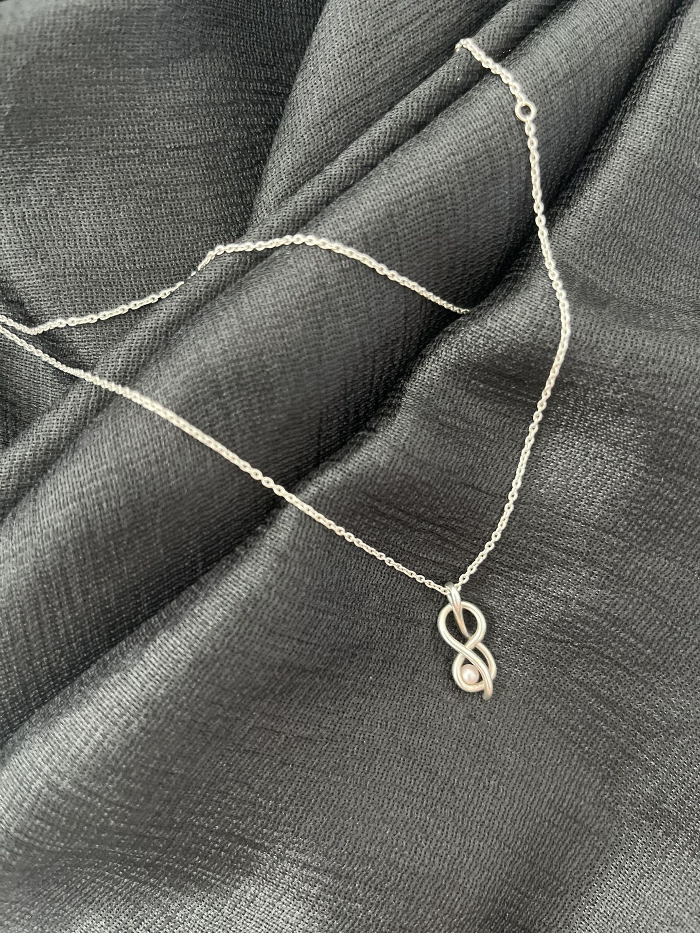 Infinity Knot Collier Necklace Sterling silver Pandora
