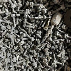 Self Tapping Metal Screws  (Hex Washer Head Self-Drilling Sheet Metal Screw) (New, Various)