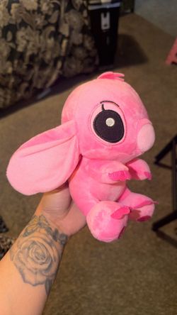 Disney Cartoon Angel Pink Stitch Plush Dolls Anime Toys Lilo and Stitch Stich Plush Stuffed Toys Gifts for Kids