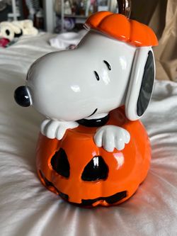 Snoopy Halloween Pumpkin Ceramic decor