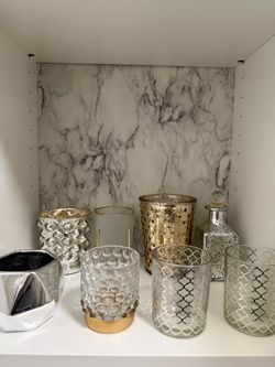 Mixed Decorative Candle Holders and Vases