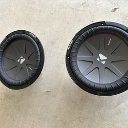 12 Inch Kicker Comp-R DVC 2ohm (2) Subwoofers