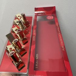 NEW Estee Lauder Full Size Pure Color Envy Sculpting Lipstick 5 Pc Set NIB