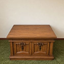 Vintage Antique Wood Side Table