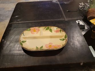 Desert ROSE Serving Dish. USA Stamped