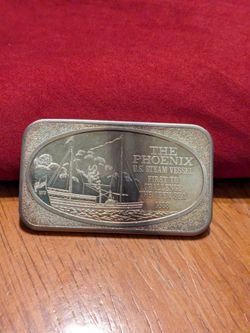 silver .999 bar 1oz. the Phoenix USSC. Vintage