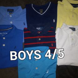 Boys 4/5  Polo Ralph Lauren Shirts