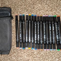 16 TOUCH ART LIFE MARKERS EUC