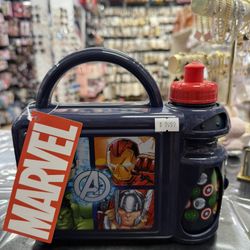Marvel Kids Lunch Box with Water Bottle