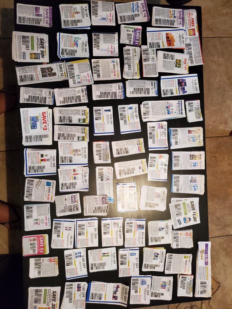 Many P&G coupons