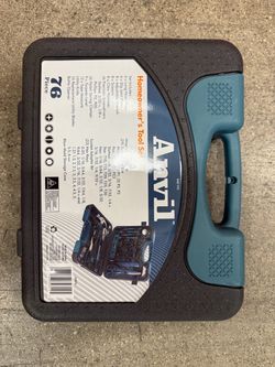Anvil 76-Piece SAE and Metric Homeowners Tool Kit with Case