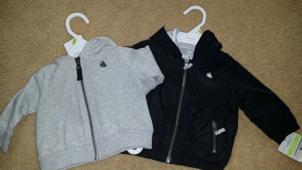 2 baby jackets