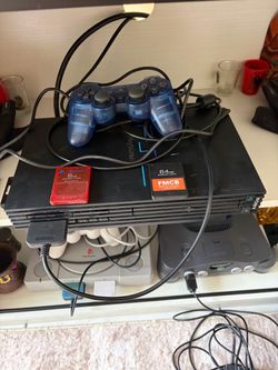 Turnkey PS2 Fat (SCPH-50001) FMCB Setup + 160GB HDD + HD Retrovision Cables