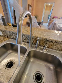 KOHLER STAINLESS STEEL FAUCET