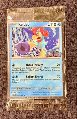 Pokemon Keldeo Chaos Rising Barnes and Noble Promo Card