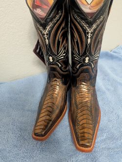 Real Ostrich Leg Boots