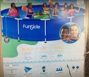 15’x 33” Funcicle Pool
